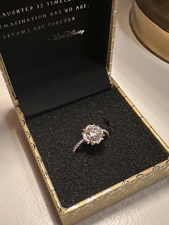 Disney Jewelry - Mickey Mouse Icon Solitaire Ring by Rebecca Hook